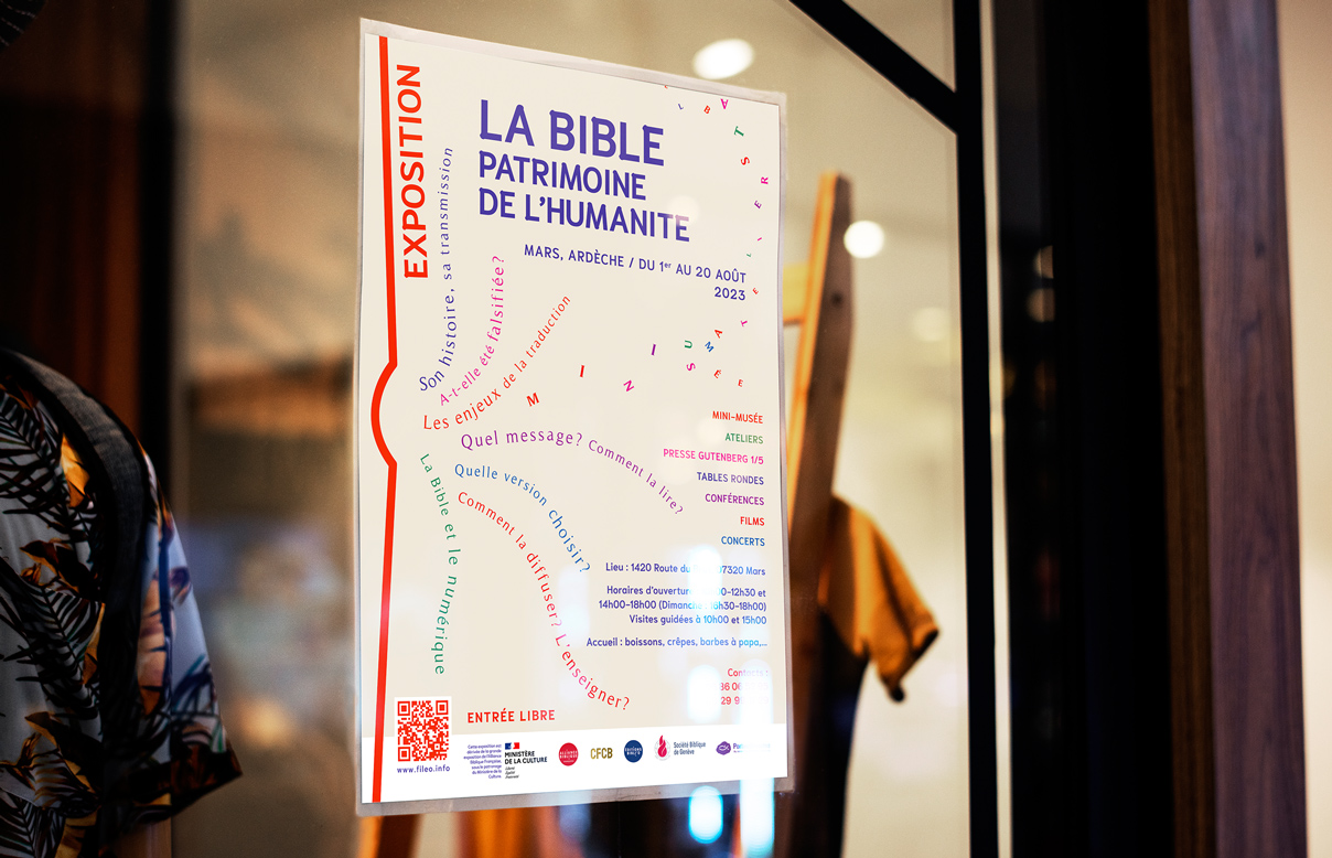 Expo la Bible, patrimoine de l'humanité