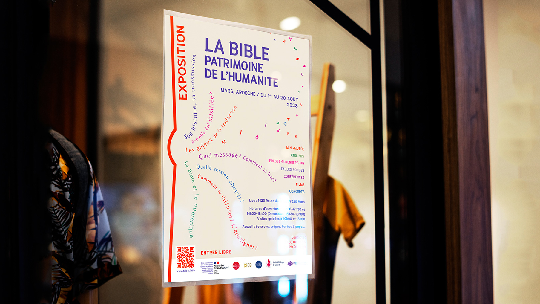 Expo la Bible, patrimoine de l'humanité